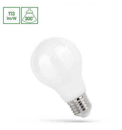 E27 8,5W LED lamp - A60, 950lm, 112lm/W, warm wit