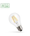 E27 8,5W LED lamp - A60, filament, helder glas, 1100lm, warm wit