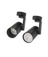 Wand-/plafondspot GU10 - Zwart, zonder lichtbron