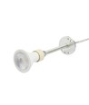 3-fasen GU10 Pendellamp - Wit, IP20, excl. lichtbron