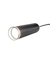 MADARA MINI RING GU10 HANGLAMP VOOR 3-FASE RAIL 230V IP25 FI55*200MM ZWART