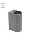 Parete GU10 wandlamp met up/down licht - IP54 buiten, voor 2x GU10 lampen, zwart, rond