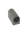 Parete GU10 wandlamp met up/down licht - IP54 buiten, voor 2x GU10 lampen, zwart, rond