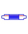Flexibele connector voor 3-fase rails - Zwart, Spectrum