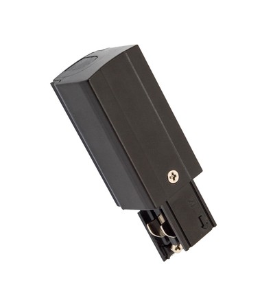 Aansluiting voor 3-fase rails - Rechts, Zwart, Spectrum