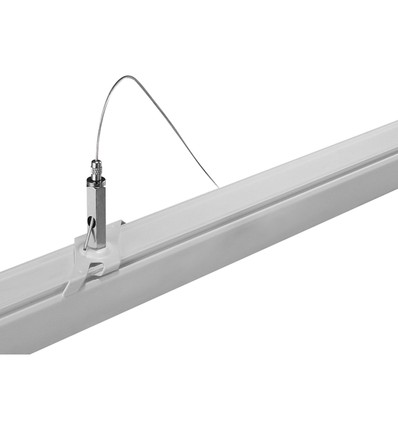 Ophangkabel voor 3-fase rails - Wit, 8m, Spectrum, 1 st.