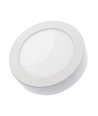12W Ø17cm LED inbouwpanel - 6000K, witte rand, 120 graden, IP20 binnen