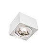 GU10 Chloe AR111 - IP20, vierkant, wit, zonder lichtbron