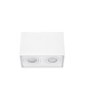 Chloe Duo 2xGU10 plafondspot - Rechthoekig, aluminium, IP20, zonder lichtbron