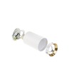 CHLOE Mini P20 Rond - Behuizing wit, Ring goud, Rand wit, Zonder lichtbron