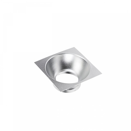 Zilveren vierkante reflector voor Chloe Elemento - 90x90 mm, aluminium, IP20, max 50W