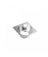Zilveren vierkante reflector voor Chloe Elemento - 90x90 mm, aluminium, IP20, max 50W