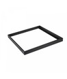 60x60 opbouwframe voor LED paneel, zwart - 600x600x50 mm, aluminium