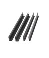 60x60 opbouwframe voor LED paneel, zwart - 600x600x50 mm, aluminium