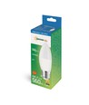 6W LED kaarslamp - C37, 160 graden, 230V, E27