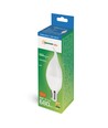 E14 8W LED kaarslamp - 710lm, warm wit, 160° lichtbundel