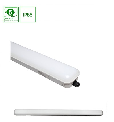 120cm 36W Limea LED armatuur - 2900lm, IP65, 6000K, melkwitte cover