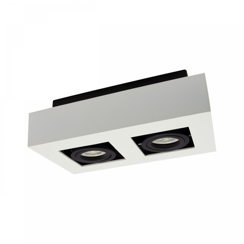 GU10 wandlamp met up/down licht - IP44 buiten, zwart, zonder lichtbron