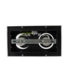 GU10 wandlamp met up/down licht - IP44 buiten, zwart, zonder lichtbron