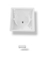 Shelly Wall Display tafelstandaard - 45 graden, Wit