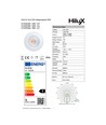 2.8W HiluX D1 Gen3 Full Spectrum LED inbouwspot RA97 - 3000K, Zwart
