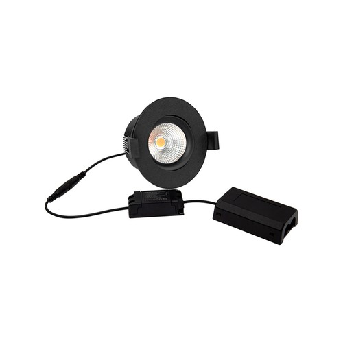 D8 Tilt360 LED inbouwspot RA97 - 3000K, Zwart