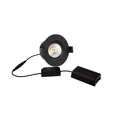 D8 Tilt360 LED inbouwspot RA97 - 3000K, Zwart