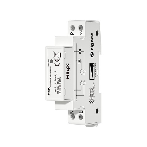 HiluX Zigbee DIN-rail lichtdimmer - 250W