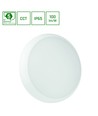 18W NYMPHEA CITY PRO LED plafondlamp met sensor - CCT, IP65, IK10, 1800lm, wit, buiten/binnen