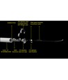 120cm 38W Dura69 LED-armatuur, doorvoerbedraad - IP69, IK08, 1-10V, RA90
