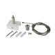Ophangkabel voor 3-fase rails - Wit, 3m, Spectrum, 1 st.
