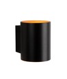G9 Squalla Tube - IP20, Zwart, Goud, Zonder lichtbron