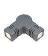 TORRE 3,6W 2x1LED Cree 45° Op+Zij IP44 Koud Wit - Wandmontage