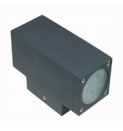 6W TORRE wandlamp - IP44, 400lm, 6000K, koud wit, incl. lichtbron
