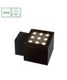 9W Torre wandlamp - 15 graden, IP44, koud wit, 810lm, incl. lichtbron