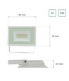 10W breedstraler - IP65, wit, werklamp
