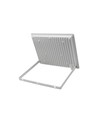 50W breedstraler - IP65, wit, werklamp, warm wit, 18x14x2.7cm