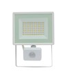 50W Noctis Lux 3 LED breedstraler met sensor - 4000K, IP44, wit, buiten