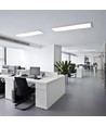 120x30 LED-paneel, 40W - 110lm/W, ingebouwd in wit frame