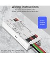 Gledopto RGBIC Wifi-controller - 12V/24V, 12V (180W) 24V (360W)
