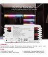 Gledopto RGBIC Wifi-controller - 12V/24V, 12V (180W) 24V (360W)