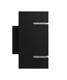 Squalla wandlamp G9 - Lumo, zonder lichtbron, 230V, IP20, 80x150, zwart, vierkant