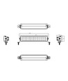 120W Bar Combo - LED lightbar, dual positielicht, E-keurmerk, werklamp