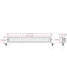 200W Bar Combo, LED-lichtbalk - E-keurmerk, dual positielicht, werklamp