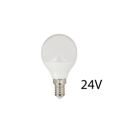E14 2W LED-lamp - 24V DC, P45
