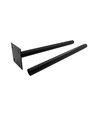 V-Tac 3m. lantaarnpaal voor tuinlampen - Aluminium, Ø75mm, Zwart