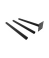 V-Tac 3m. lantaarnpaal voor tuinlampen - Aluminium, Ø75mm, Zwart
