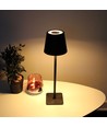 Oplaadbare LED tafellamp Binnen/buiten - RGB+CCT, touch dimbaar, IP54 buiten