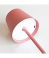 Oplaadbare LED tafellamp Binnen/buiten - Roze, touch dimbaar, CCT, IP54 buiten