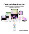 Gledopto RGB+CCT touch afstandsbediening - 6 zones, batterij